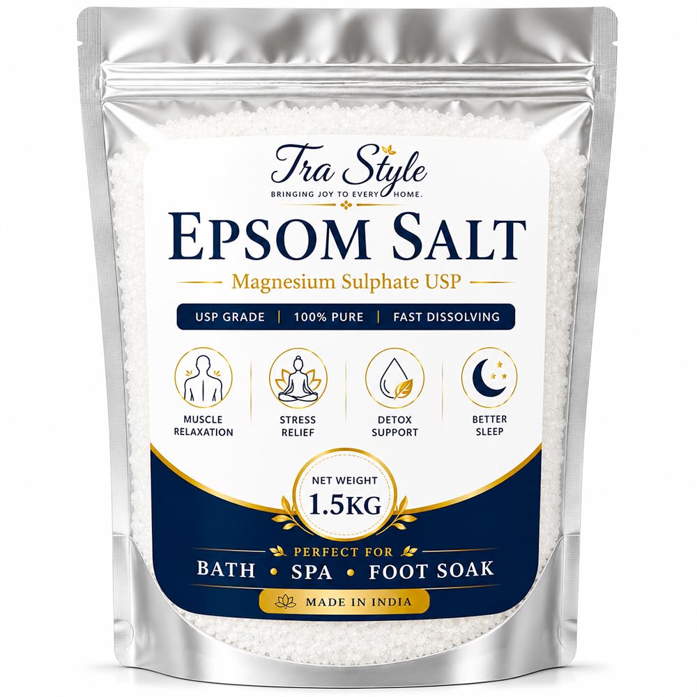 Lavender Cooling Recovery Soak | Foot Spa & Muscle Relief Magnesium Bath Salt (1.5kg)