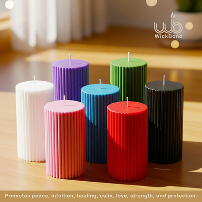 Candlewale Spiritual Votive Candle Set – Purple Candles for Healing, Cleansing, Meditation, Yoga, Reiki & Home Decor – 12-Hour Clean Burn, Natural Wax, Toxin-Free (Inner Wisdom)