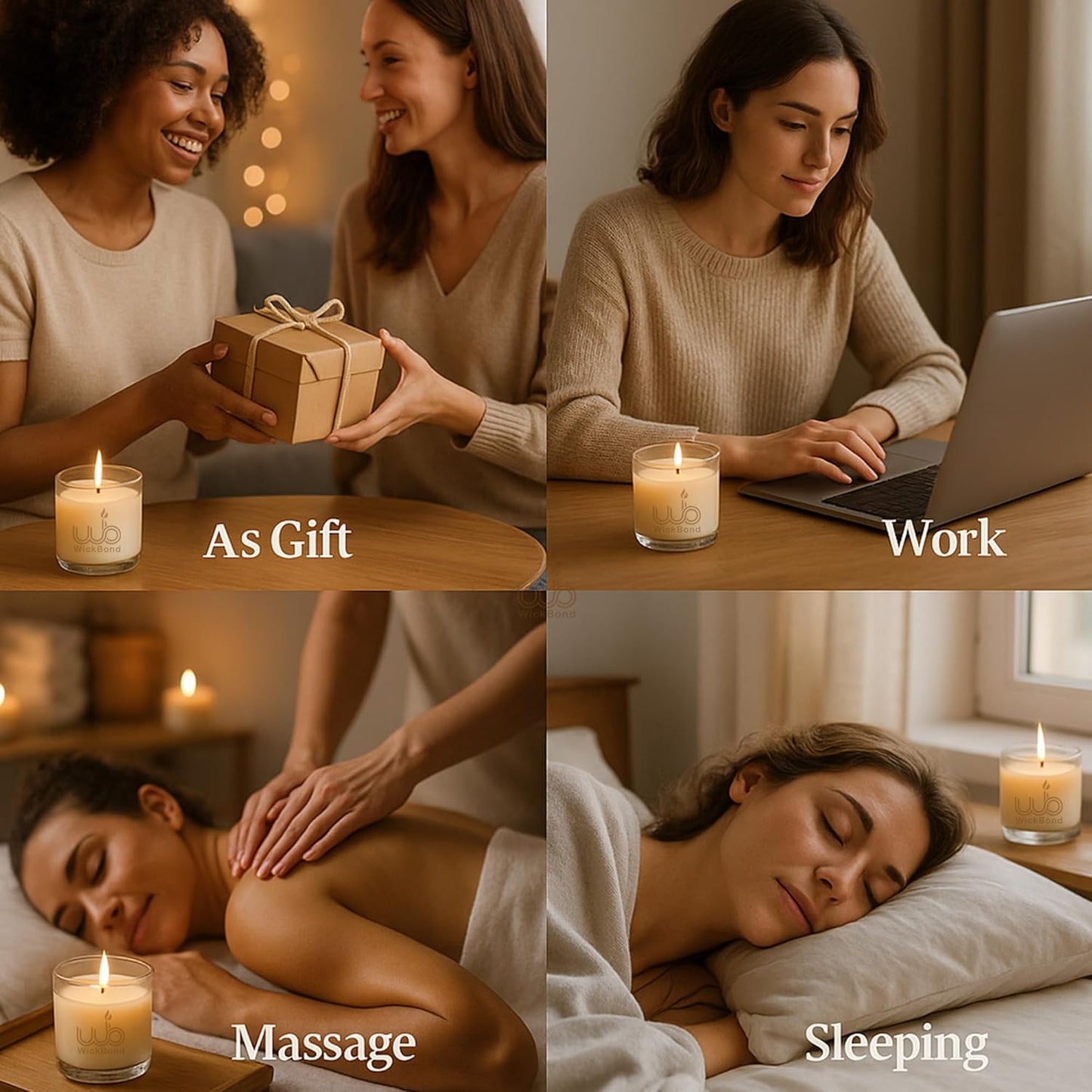 Candlewale Luxury Scented Glass Candle – 7 oz (200g) Soy Wax | 60-Hour Burn | Hand-Poured, Eco-Friendly Aromatherapy | Premium Gift for Her, Him & Home Décor (Vanilla Opaline)