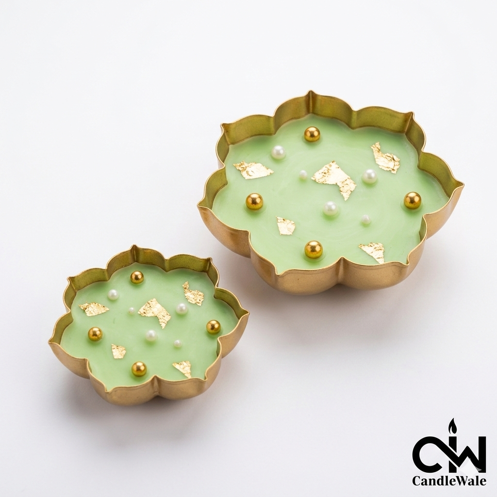 Candlewale Urli Candle Set of 2 – Decorative Scented Bowl Candles for Home Décor & Gifting