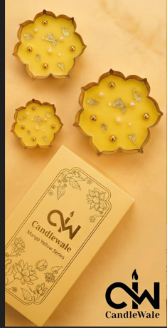 Candlewale Urli Candle Set of 2 – Decorative Scented Bowl Candles for Home Décor & Gifting