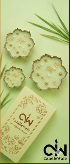 Candlewale Urli Candle Set of 2 – Decorative Scented Bowl Candles for Home Décor & Gifting